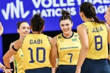 Brasil domina Alemanha e vai à semifinal da Liga das Nações de Vôlei