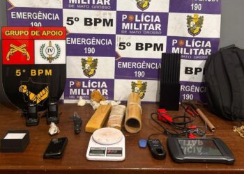 PM prende homem por tráfico, apreende tabletes de maconha e ferramentas utilizadas para furtar carros