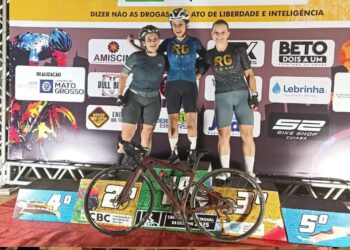 Vanuza Martins Leite, conquista título de campeã estadual de ciclismo de estrada de Mato Grosso